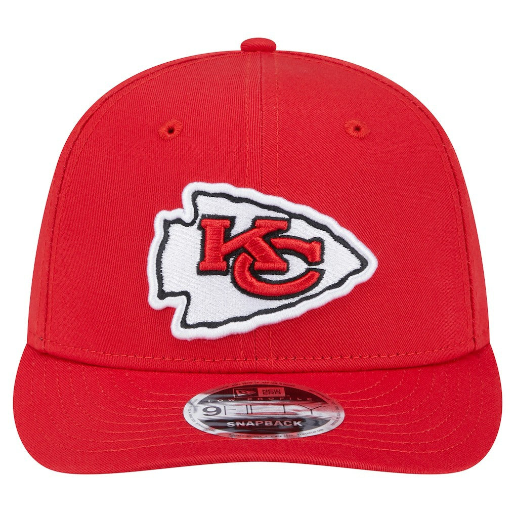 Kansas City Chiefs New Era Main Low Profile 9FIFTY Snapback Hat Red