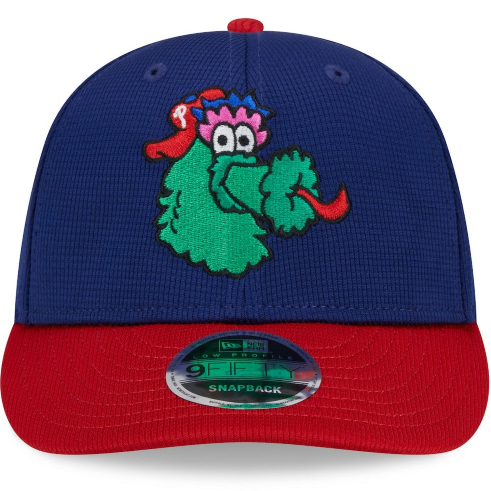 Philadelphia Phillies New Era 2025 Batting Practice Low Profile 9FIFTY Snapback Hat - Navy Hats