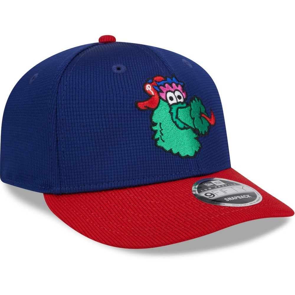 Philadelphia Phillies New Era 2025 Batting Practice Low Profile 9FIFTY Snapback Hat - Navy Hats
