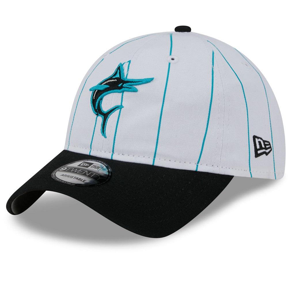 Miami Marlins New Era 2025 Batting Practice 9TWENTY Adjustable Hat - White Hats
