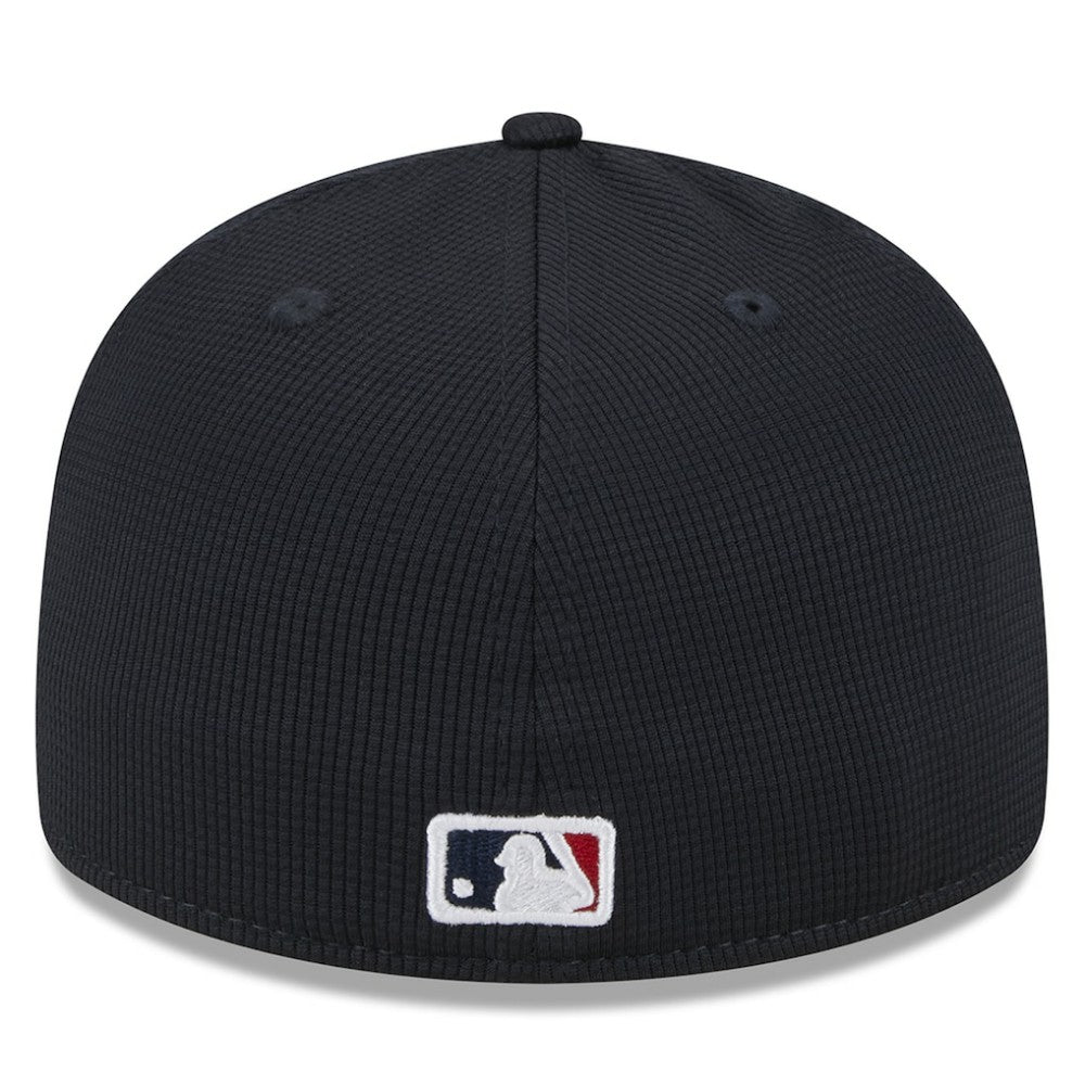 Atlanta Braves New Era 2025 Batting Practice Low Profile 59FIFTY Fitted Hat - White Hats