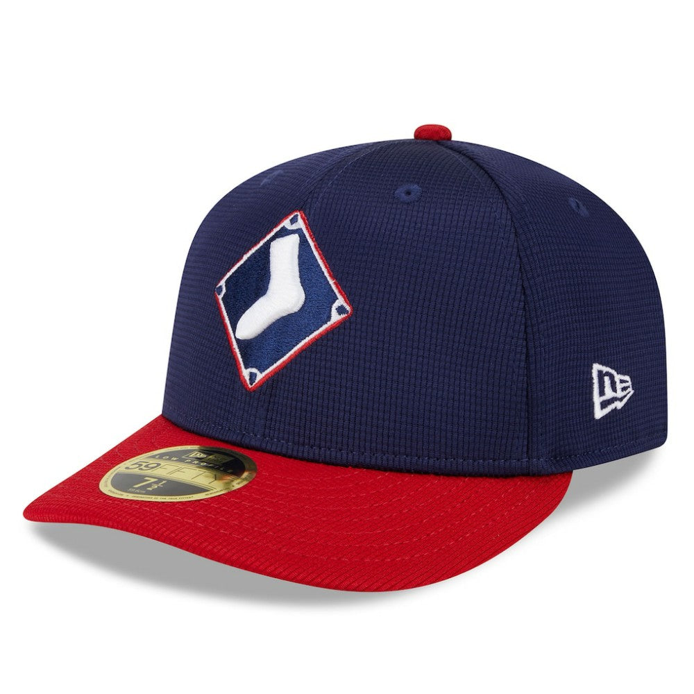 Chicago White Sox New Era 2025 Batting Practice Low Profile 59FIFTY Fitted Hat - Navy Hats