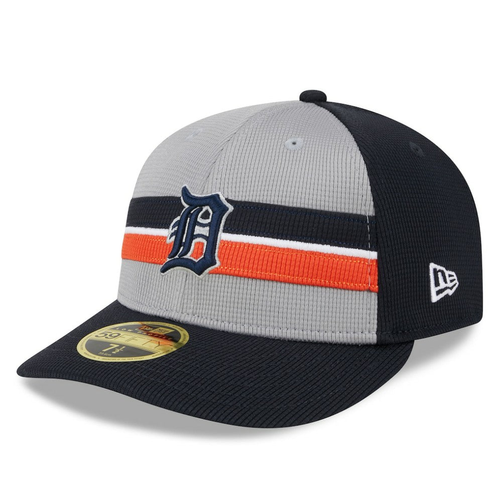 Detroit Tigers New Era 2025 Batting Practice Low Profile 59FIFTY Fitted Hat - Gray Hats