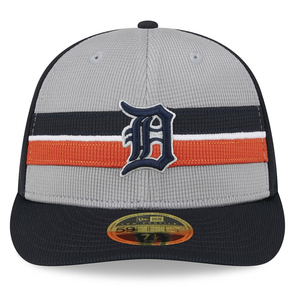 Detroit Tigers New Era 2025 Batting Practice Low Profile 59FIFTY Fitted Hat - Gray Hats
