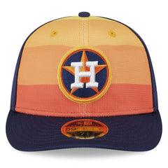 Houston Astros New Era 2025 Batting Practice Low Profile 59FIFTY Fitted Hat - Orange Hats