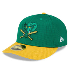 Athletics New Era 2025 Batting Practice Low Profile 59FIFTY Fitted Hat - Kelly Green Hats