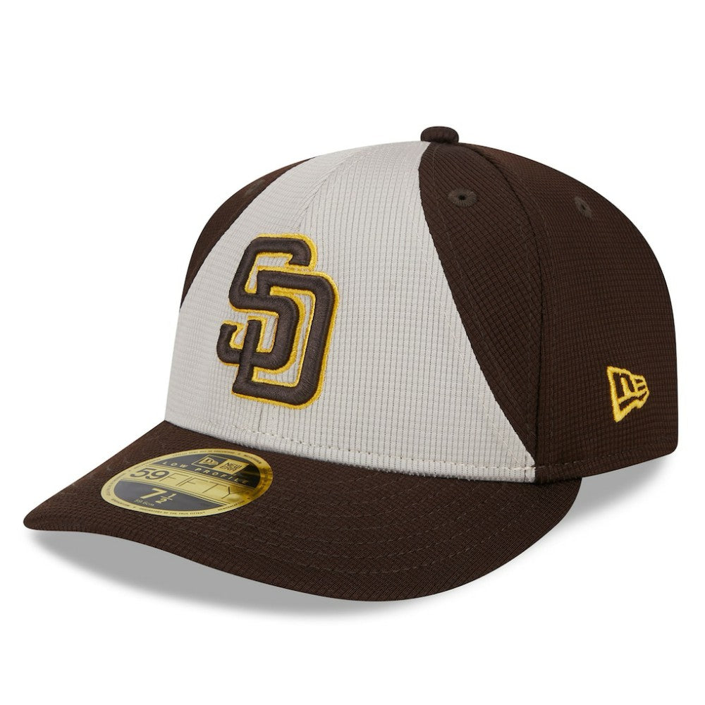 San Diego Padres New Era 2025 Batting Practice Low Profile 59FIFTY Fitted Hat - Brown Hats