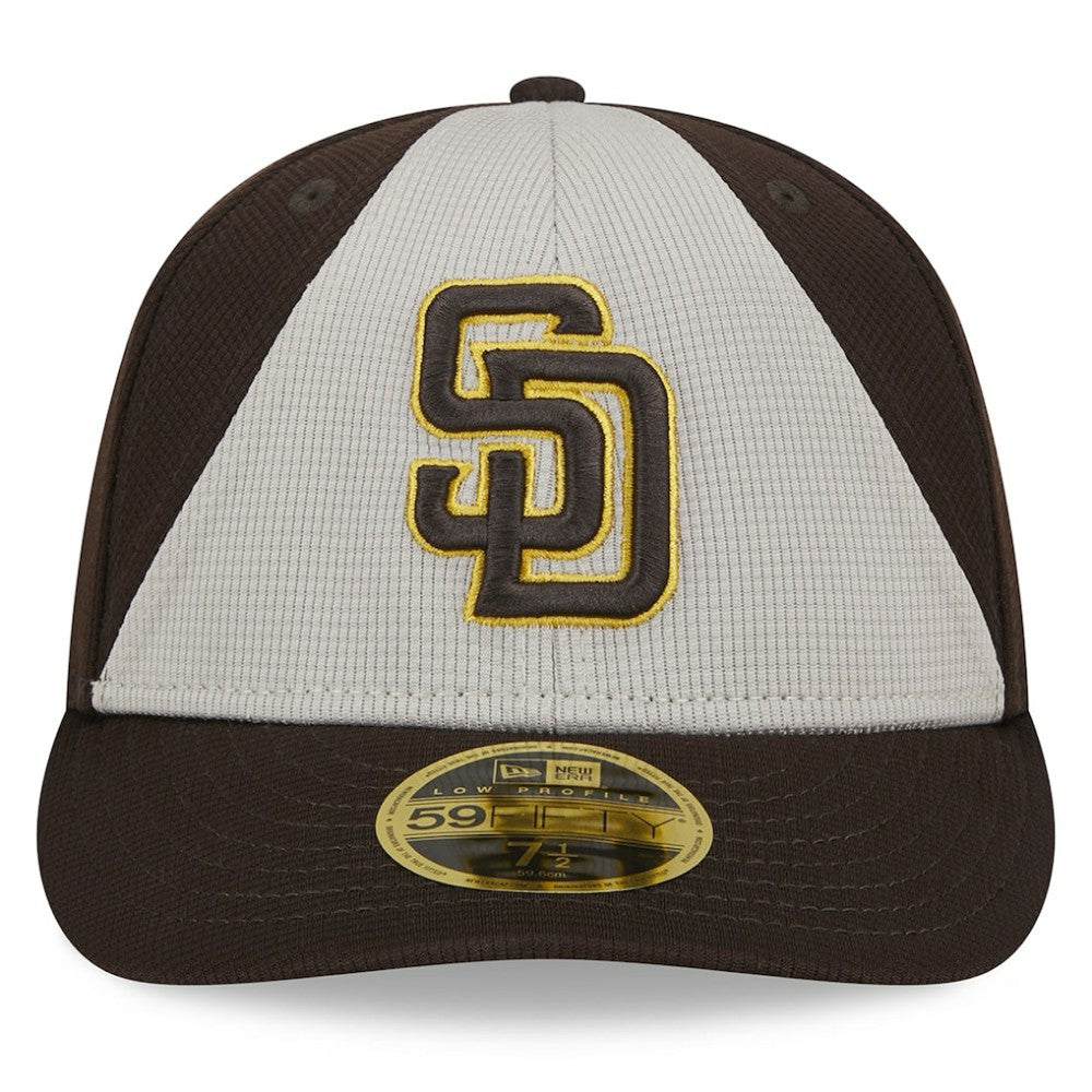 San Diego Padres New Era 2025 Batting Practice Low Profile 59FIFTY Fitted Hat - Brown Hats