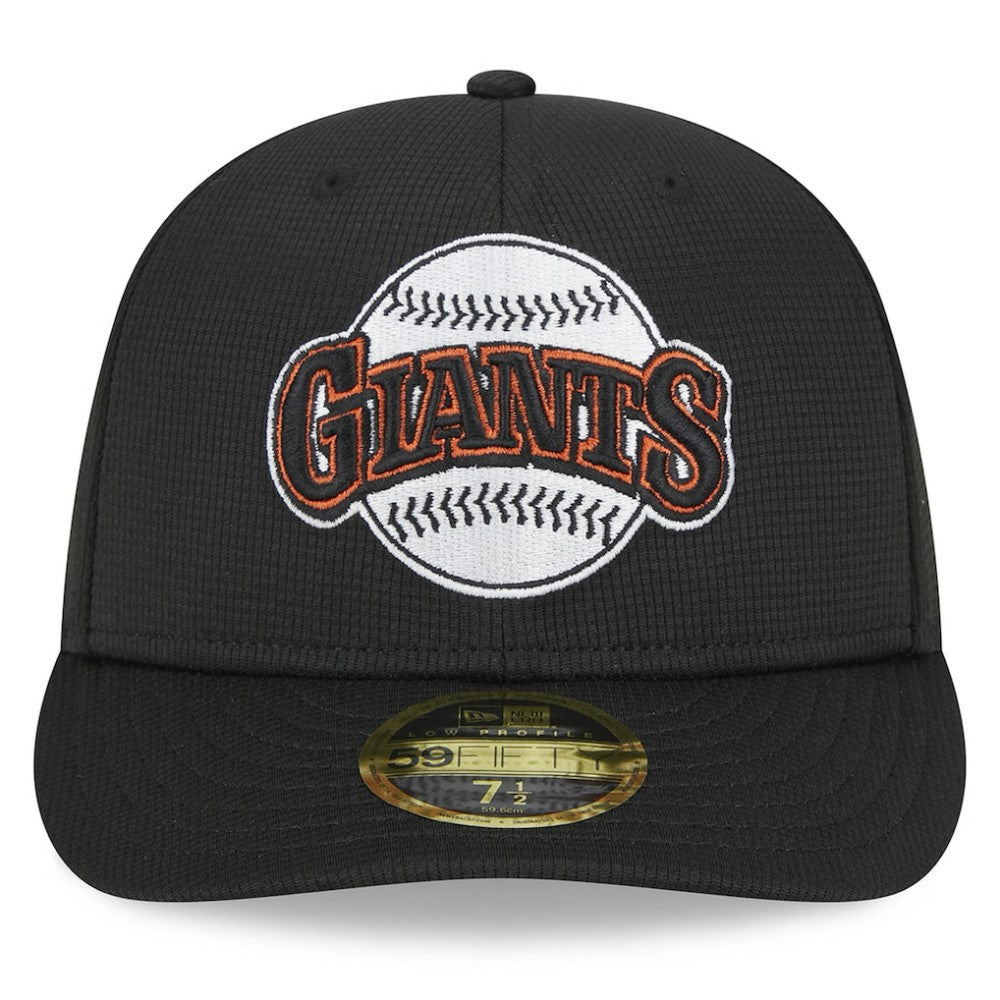 San Francisco Giants New Era 2025 Batting Practice Low Profile 59FIFTY Fitted Hat - Black Hats
