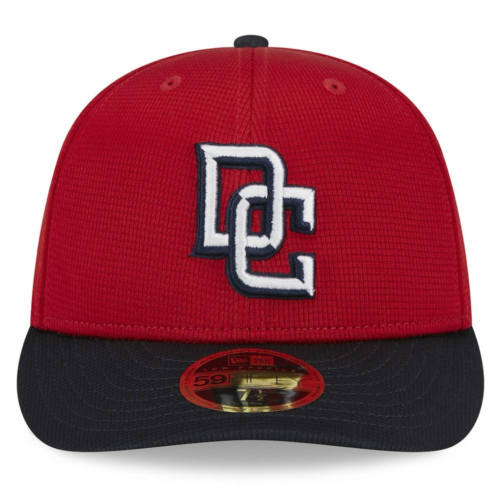 Washington Nationals New Era 2025 Batting Practice Low Profile 59FIFTY Fitted Hat - Red Hats