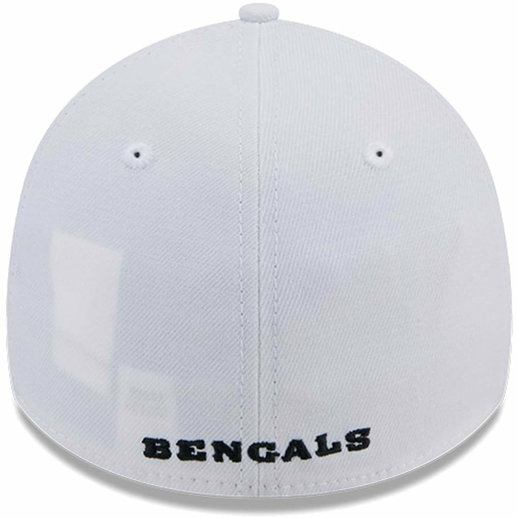Cincinnati Bengals New Era Main 39THIRTY Flex Hat White