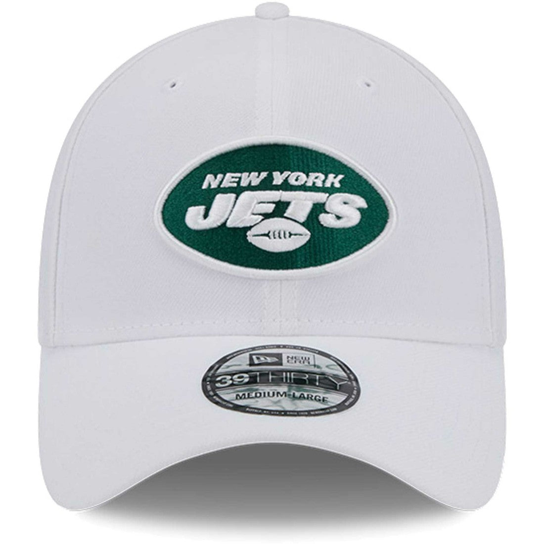 New York Jets New Era Main 39THIRTY Flex Hat White