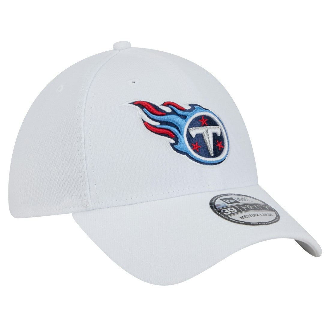 Tennessee Titans New Era Main 39THIRTY Flex Hat White