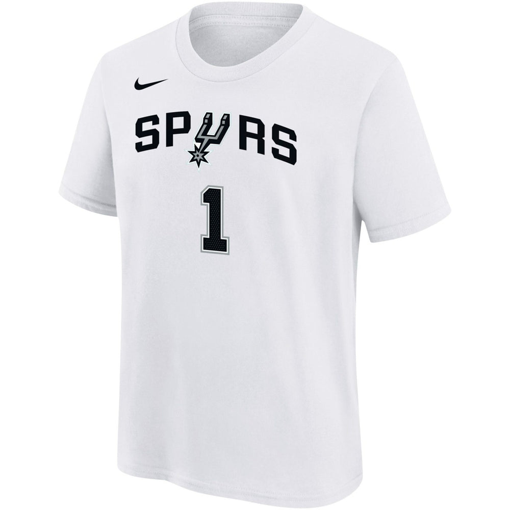 Victor Wembanyama San Antonio Spurs Youth Name & Number Association T-Shirt White