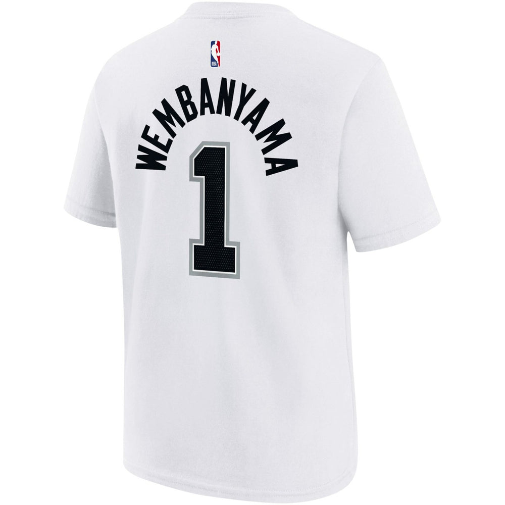 Victor Wembanyama San Antonio Spurs Youth Name & Number Association T-Shirt White