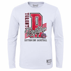 Toronto Raptors Youth Hardwood Classics Make The Cut Long Sleeve T-Shirt White