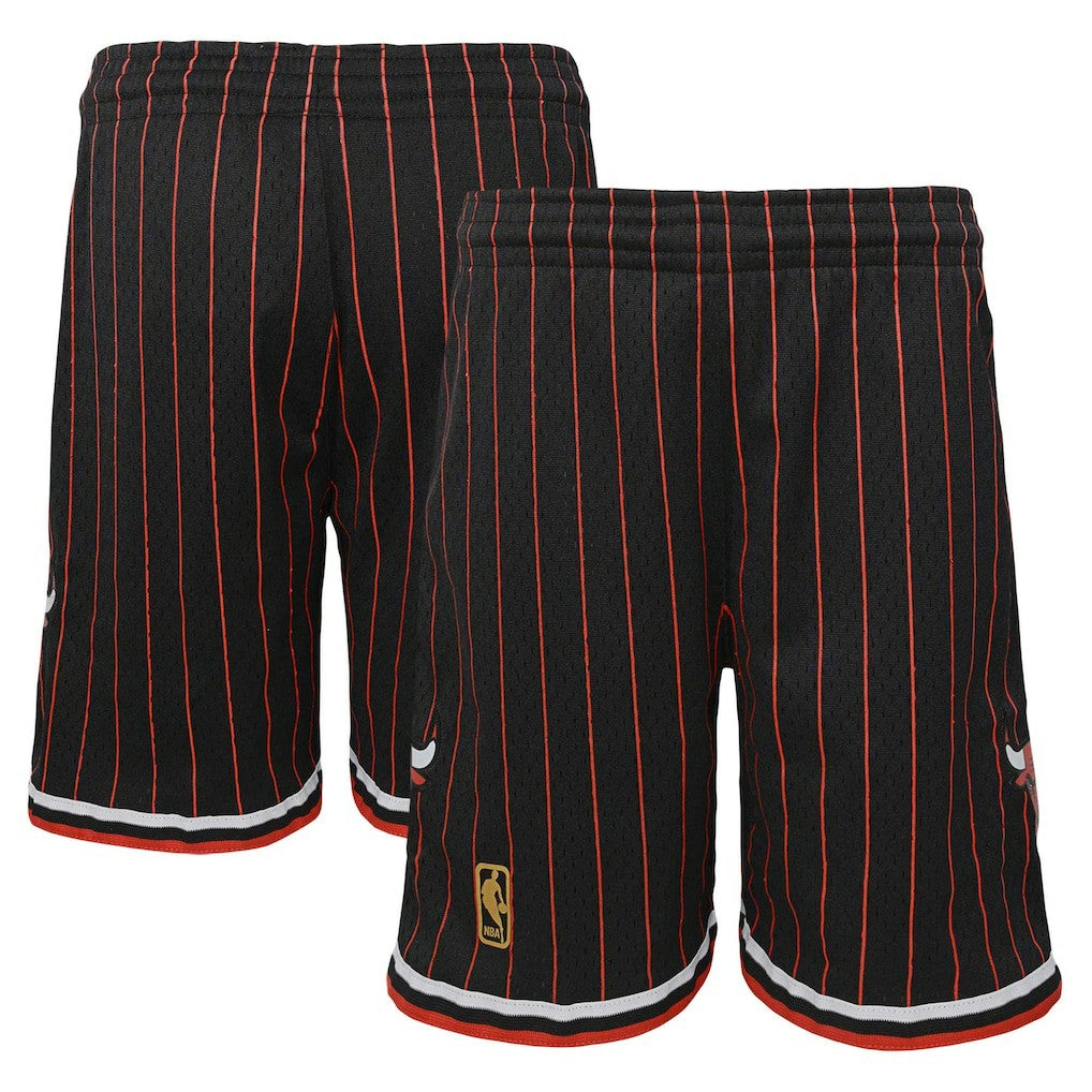 Chicago Bulls Youth Hardwood Classics Swingman Shorts Black