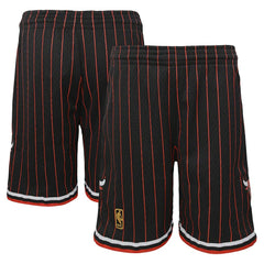 Chicago Bulls Youth Hardwood Classics Swingman Shorts Black