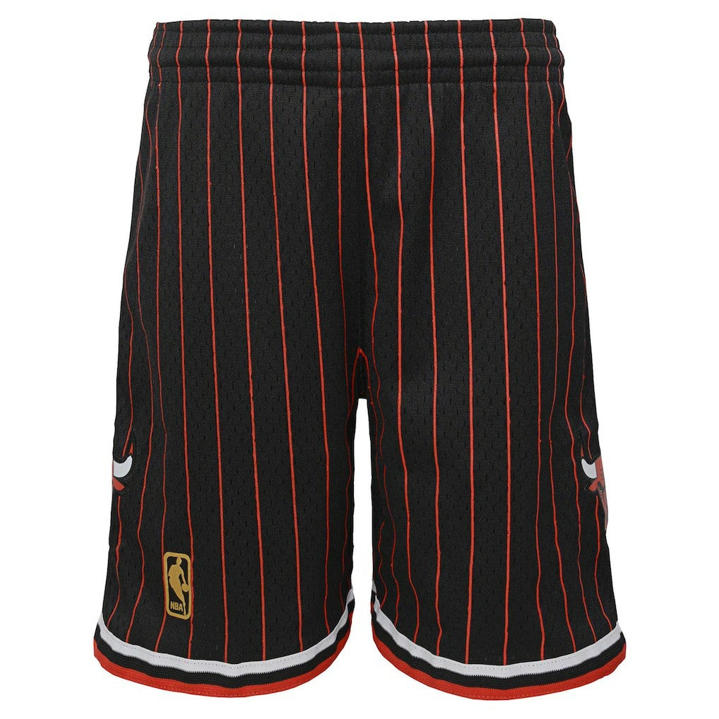 Chicago Bulls Youth Hardwood Classics Swingman Shorts Black