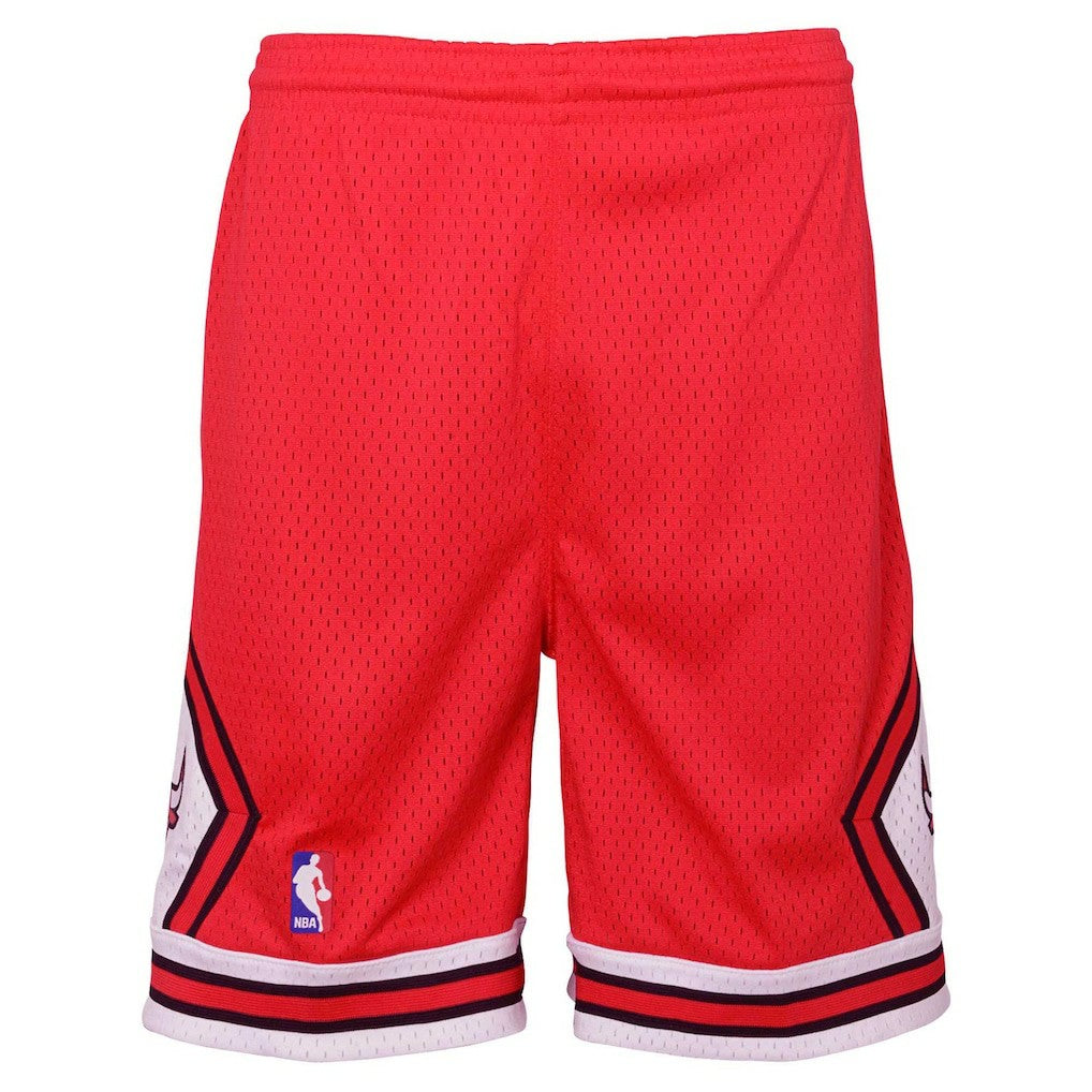 Chicago Bulls Youth Hardwood Classics Swingman Shorts Red