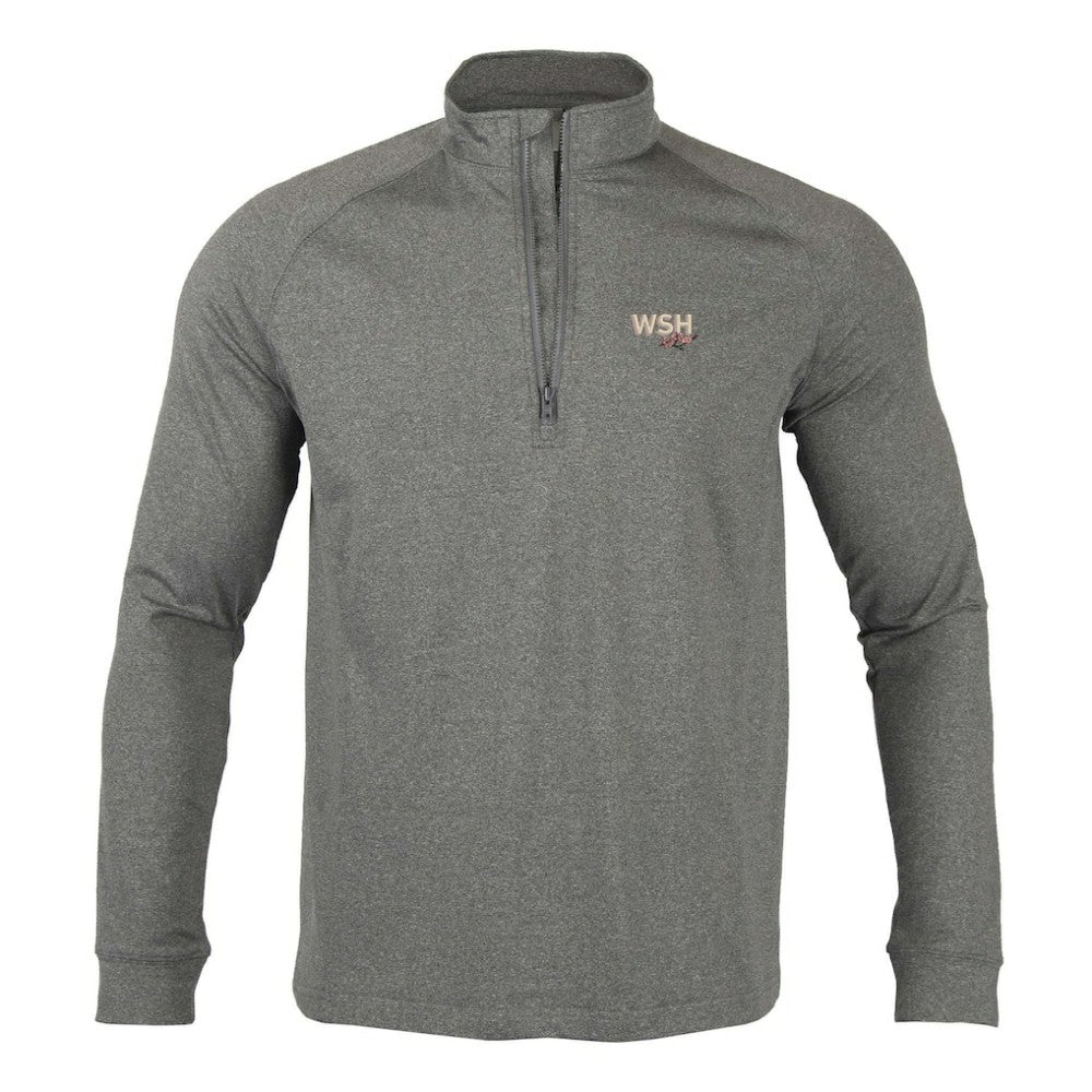 Washington Nationals Levelwear City Connect Calibre Insignia Core Quarter-Zip Pullover Top - Heather Charcoal Pullover