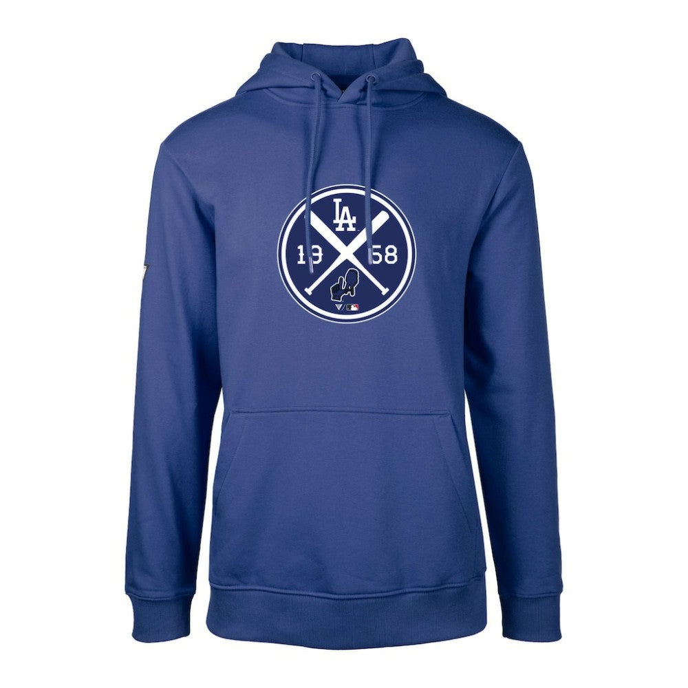 Los Angeles Dodgers Levelwear City Connect Podium Strike Pullover Hoodie - Royal Hoodies