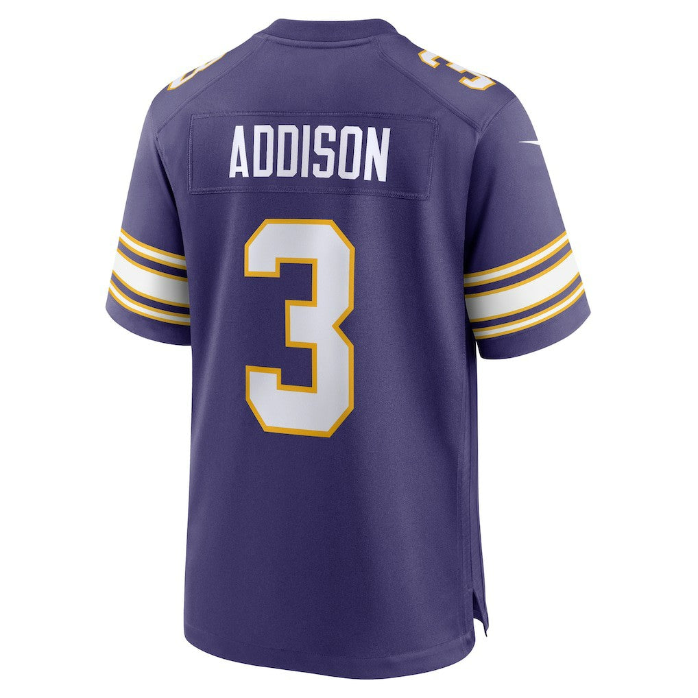 NFL Jordan Addison Minnesota Vikings Alternate Game Jersey - Purple