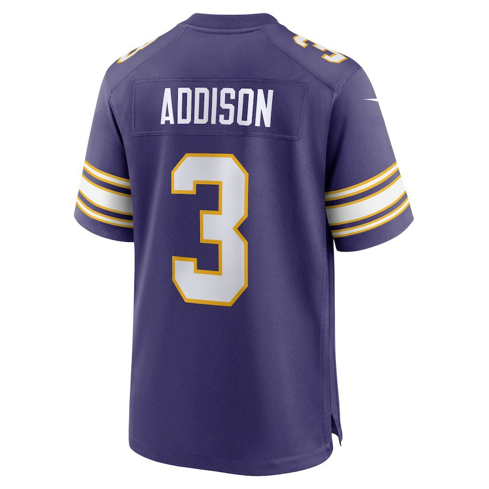 NFL Jordan Addison Minnesota Vikings Alternate Game Jersey - Purple