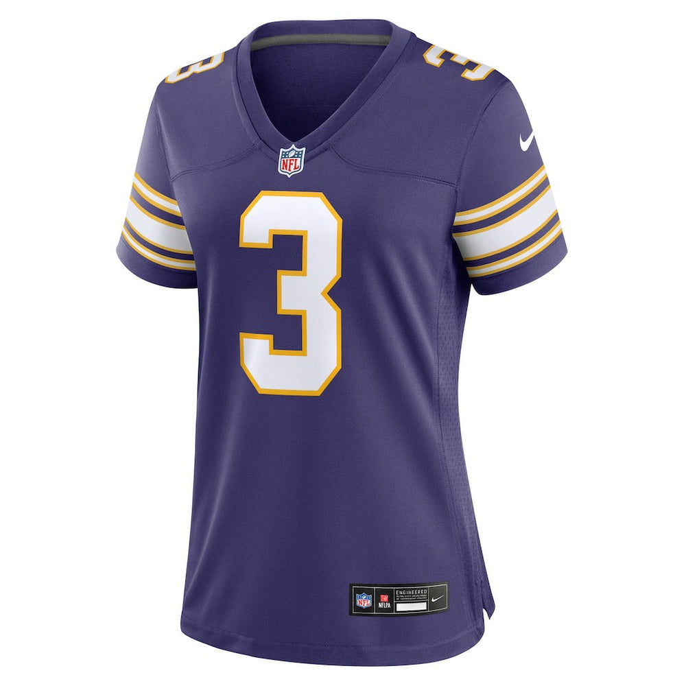 NFL Jordan Addison Minnesota Vikings Women's Alternate Game Jersey - Purple