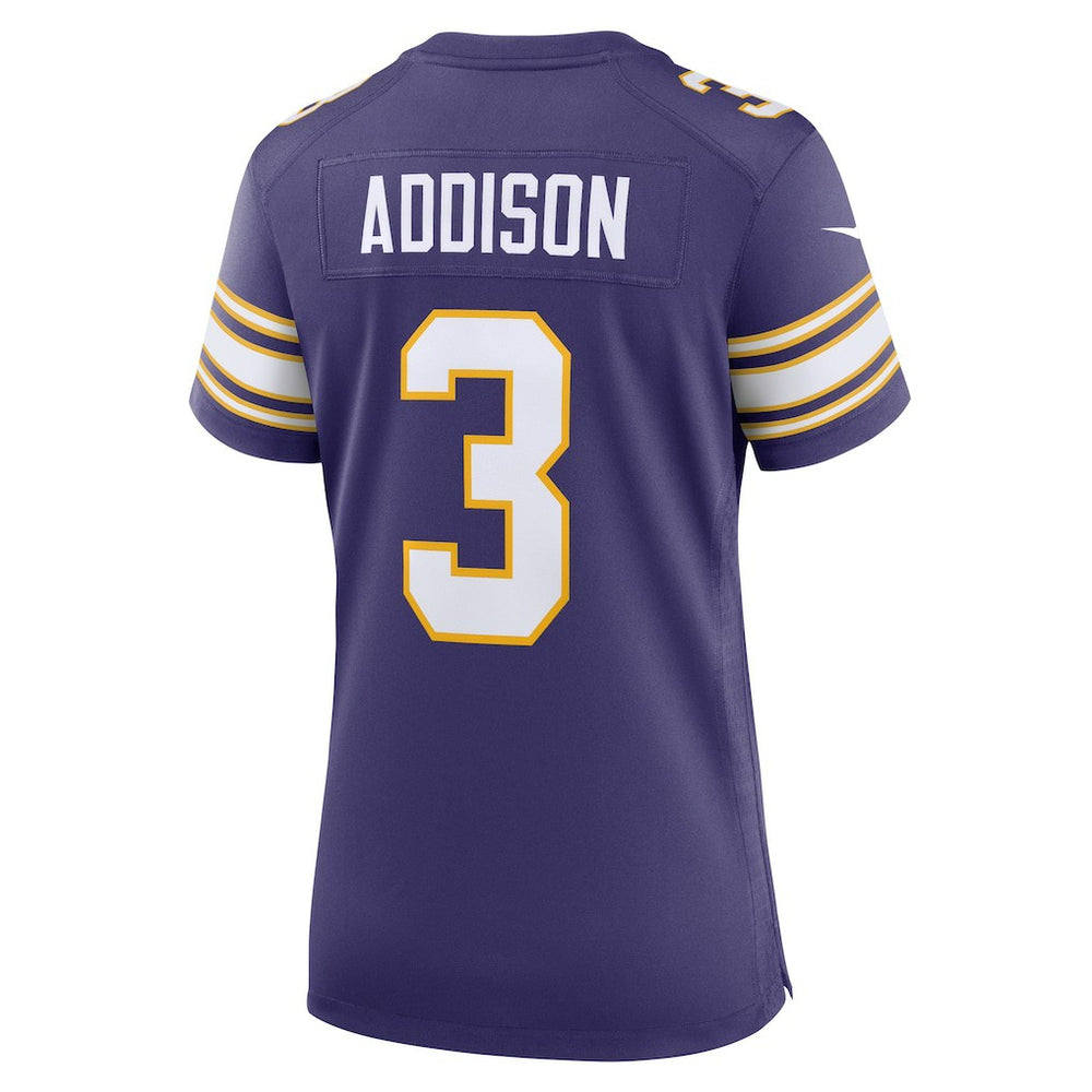NFL Jordan Addison Minnesota Vikings Women's Alternate Game Jersey - Purple