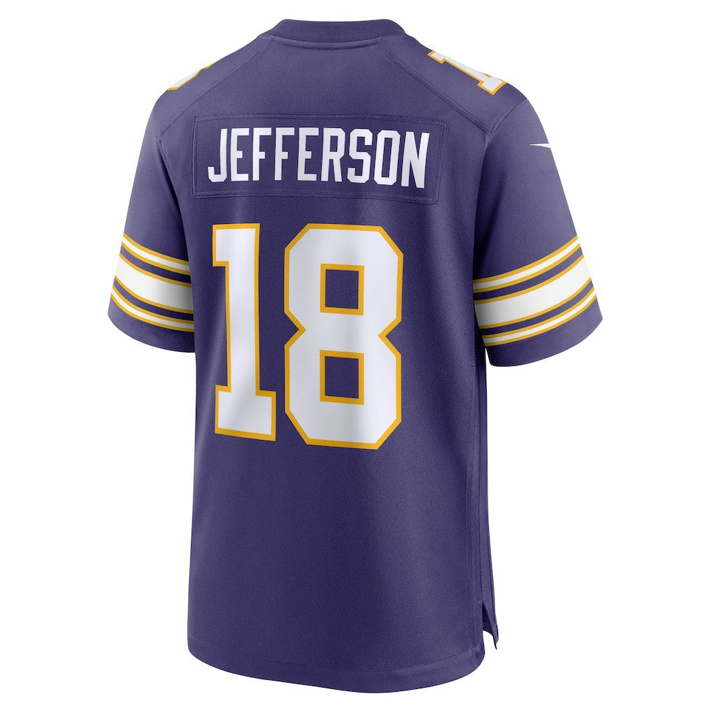 NFL Justin Jefferson Minnesota Vikings Classic Player Game Jersey - Purple