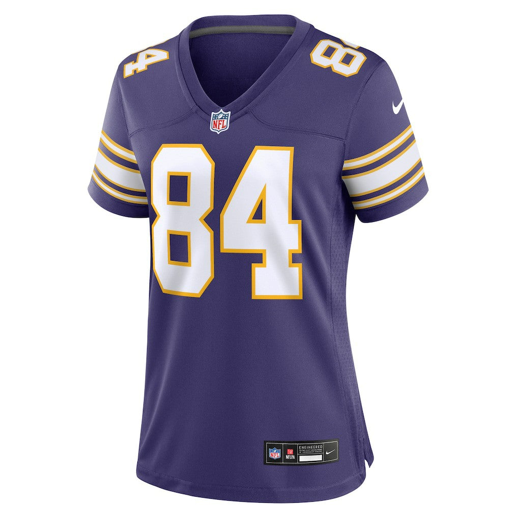 NFL Randy Moss Minnesota Vikings Women's Classic Retired Player Game Jersey - Purple