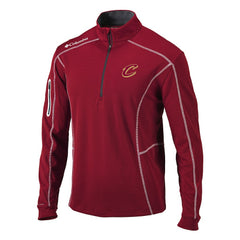 Cleveland Cavaliers Omni-Wick Shotgun Quarter-Zip Pullover Top Wine