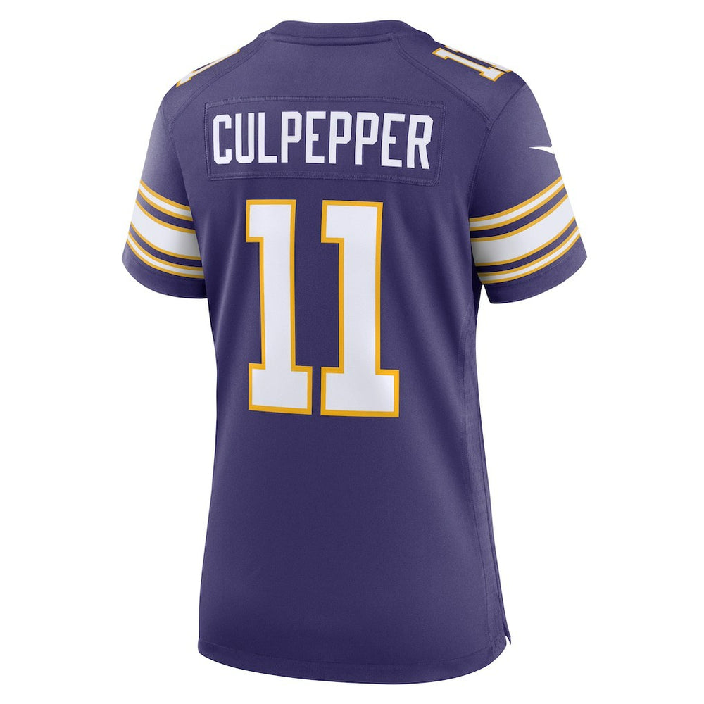 NFL Daunte Culpepper Minnesota Vikings Women's Classic Retired Player Game Jersey - Purple