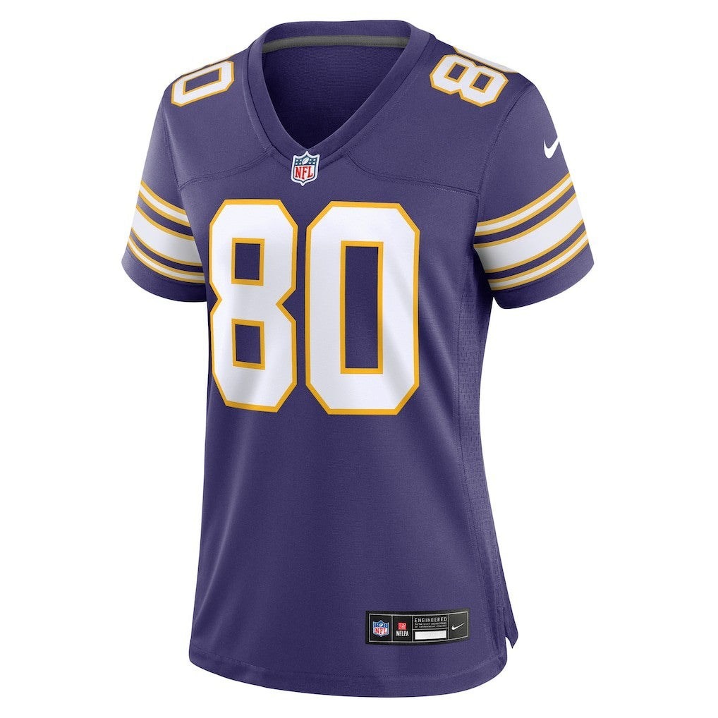 NFL Cris Carter Minnesota Vikings Women's Classic Retired Player Game Jersey - Purple