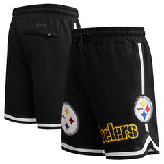 Pittsburgh Steelers Pro Standard Classic Chenille Shorts Black