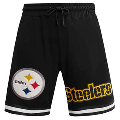 Pittsburgh Steelers Pro Standard Classic Chenille Shorts Black