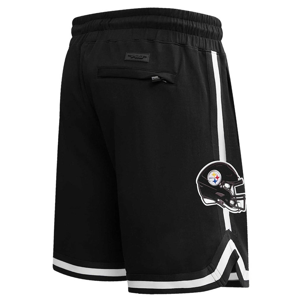 Pittsburgh Steelers Pro Standard Classic Chenille Shorts Black