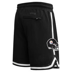 Pittsburgh Steelers Pro Standard Classic Chenille Shorts Black