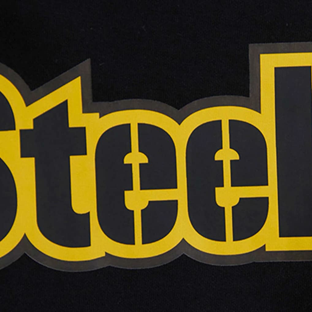 Pittsburgh Steelers Pro Standard Classic Chenille Shorts Black