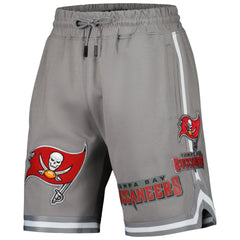 Tampa Bay Buccaneers Pro Standard Classic Chenille Shorts Gray