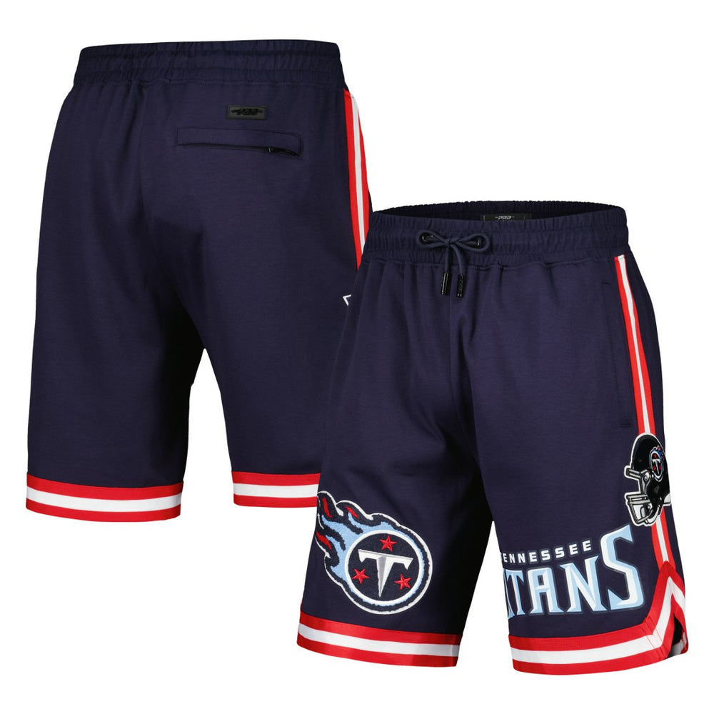 Tennessee Titans Pro Standard Classic Chenille Shorts Navy