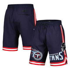 Tennessee Titans Pro Standard Classic Chenille Shorts Navy
