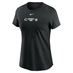 Cincinnati Reds Nike Women's Over Shoulder T-Shirt - Black T-shirts