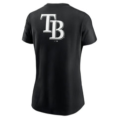 Tampa Bay Rays Nike Women's Over Shoulder T-Shirt - Black T-shirts