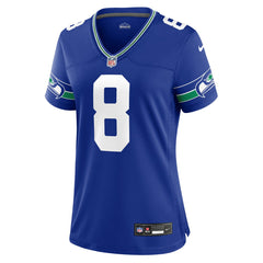Coby Bryant Seattle Seahawks Women's Throwback Player Game Jersey Royal