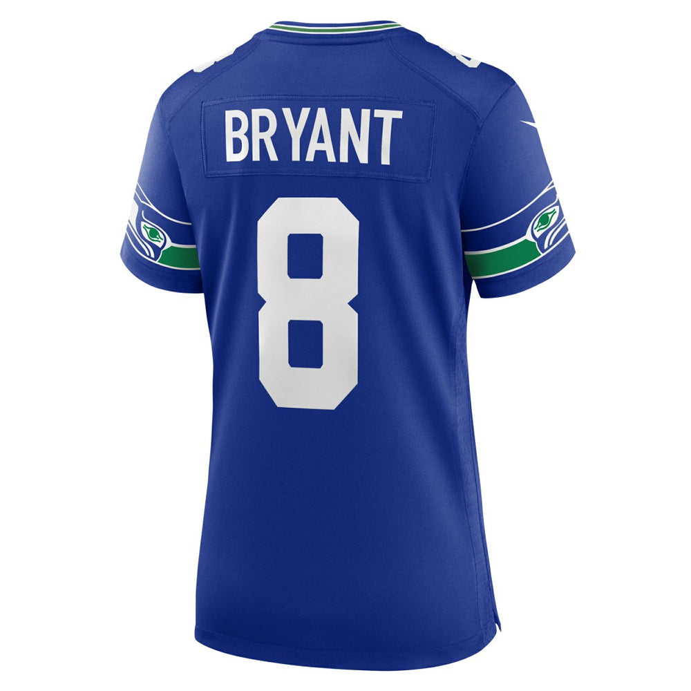 Coby Bryant Seattle Seahawks Women's Throwback Player Game Jersey Royal