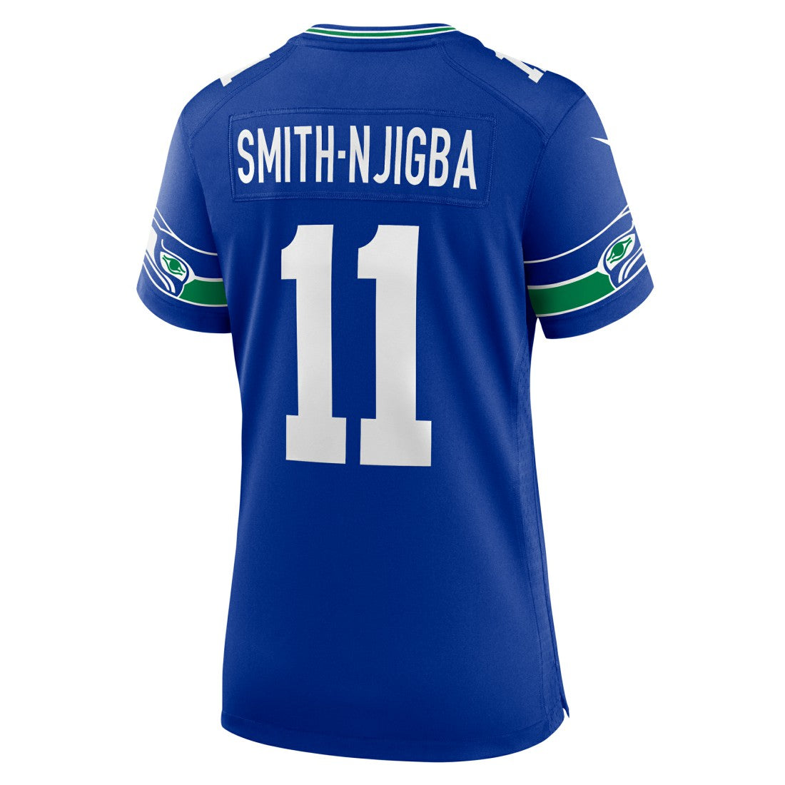 Jaxon Smith-Njigba Seattle Seahawks Women's Throwback Player Game Jersey Royal
