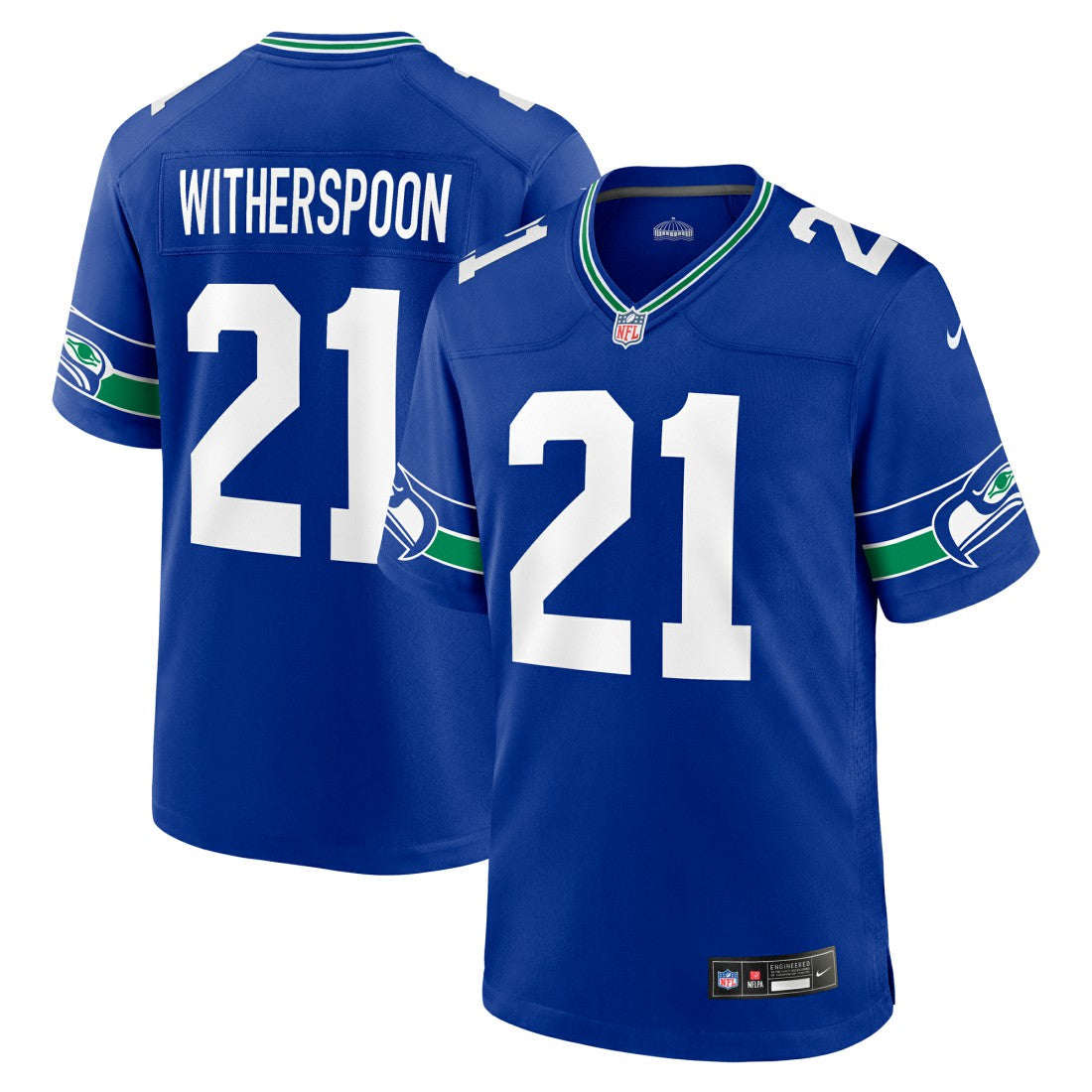 Devon Witherspoon Seattle Seahawks Throwback Player Game Jersey Royal