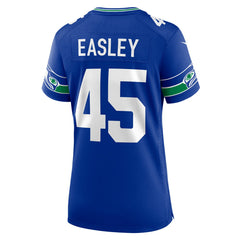 Kenny Easley Seattle Seahawks Women's Throwback Retired Player Game Jersey Royal